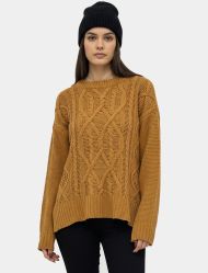 سویتر بافت درشت طرحدار زنانه 1085
