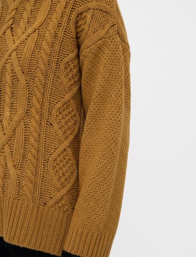 سویتر بافت درشت طرحدار زنانه 1085