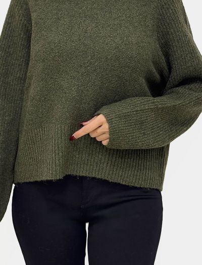 پلیور بافت کوتاه یقه گرد زنانه 1119