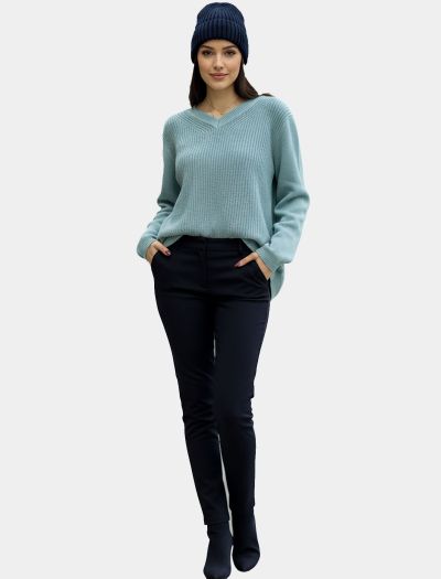 پلیور بافت زنانه یقه هفت 1114