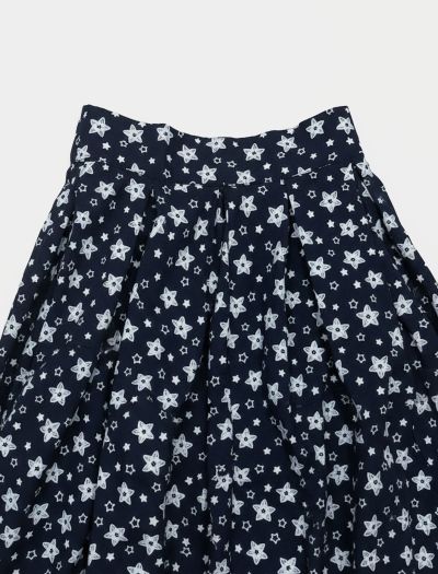 دامن بلند نخی زنانه طرح ستاره