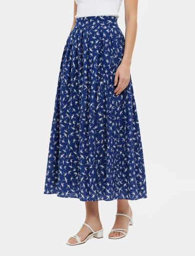 دامن ماکسی نخی زنانه طرح سنجاقک