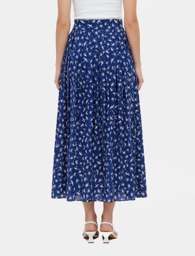 دامن ماکسی نخی زنانه طرح سنجاقک