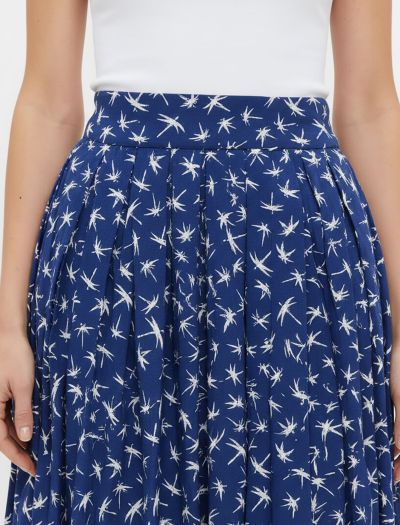 دامن ماکسی نخی زنانه طرح سنجاقک