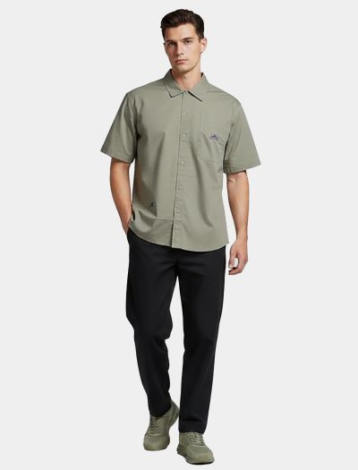 پیراهن کتان مردانه استین کوتاه