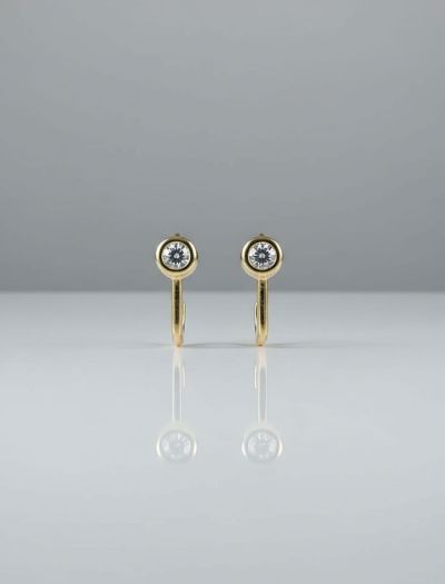 گوشواره حلقه و نگین زنانه