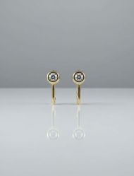 گوشواره حلقه و نگین زنانه