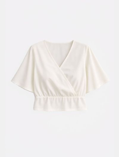 کراپ زنانه نخی پشت گره ای مینیمال 1158