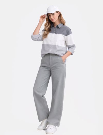 شومیز زنانه کلاسیک آستین سه ربع