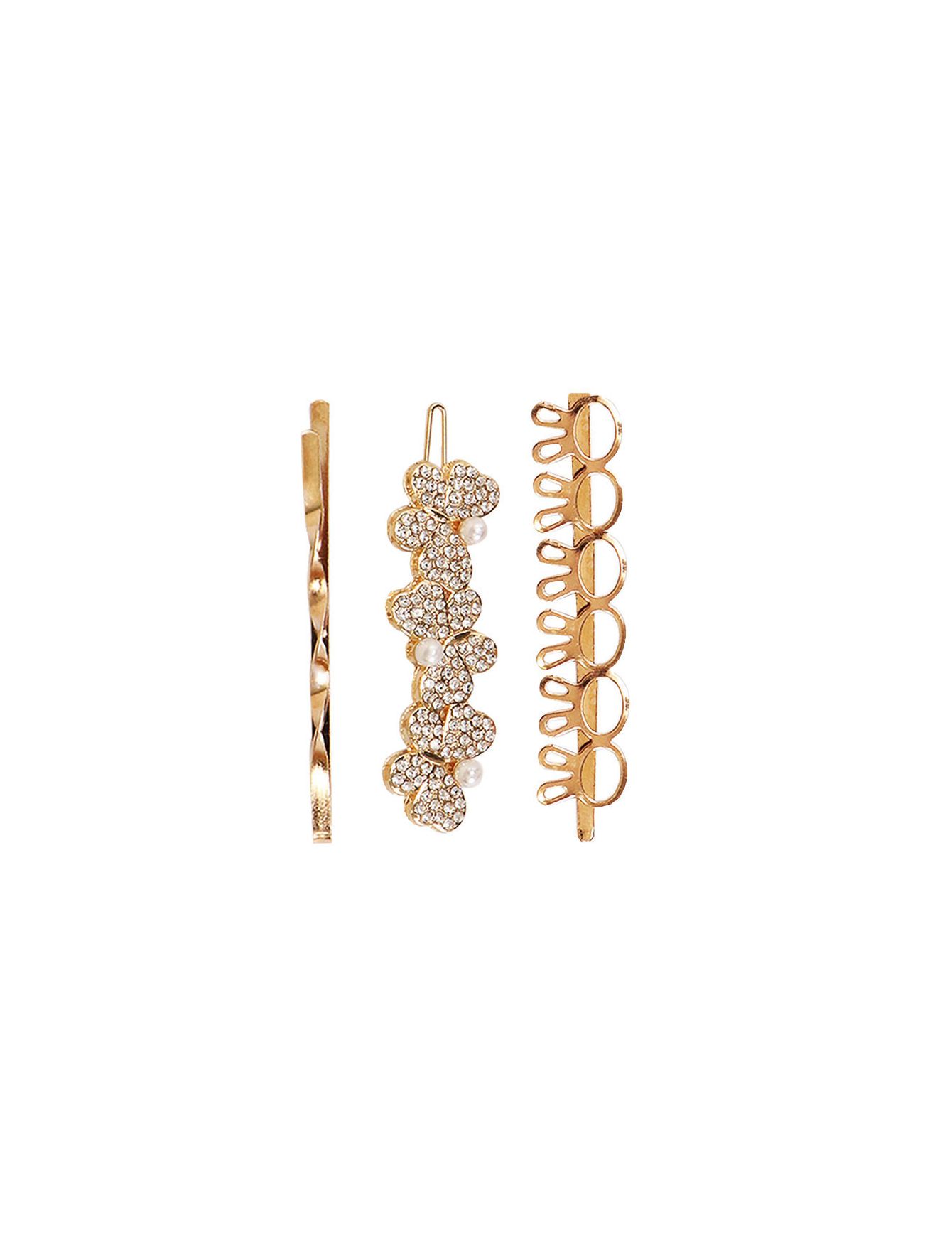 گیره مو سه تایی زنانه کد 400