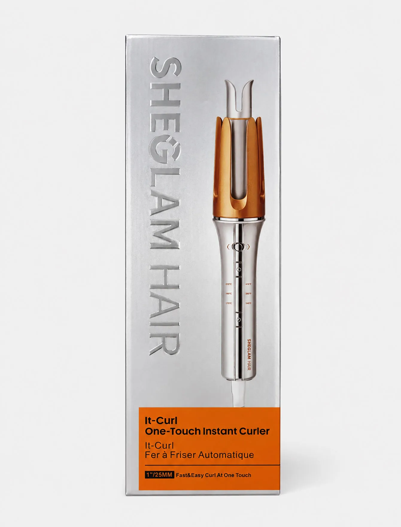 فر کننده مو اتوماتیک شیگلم سایز 25 SHEGLAM HAIR مدل It-Curl One-Touch Instant Curler 1450