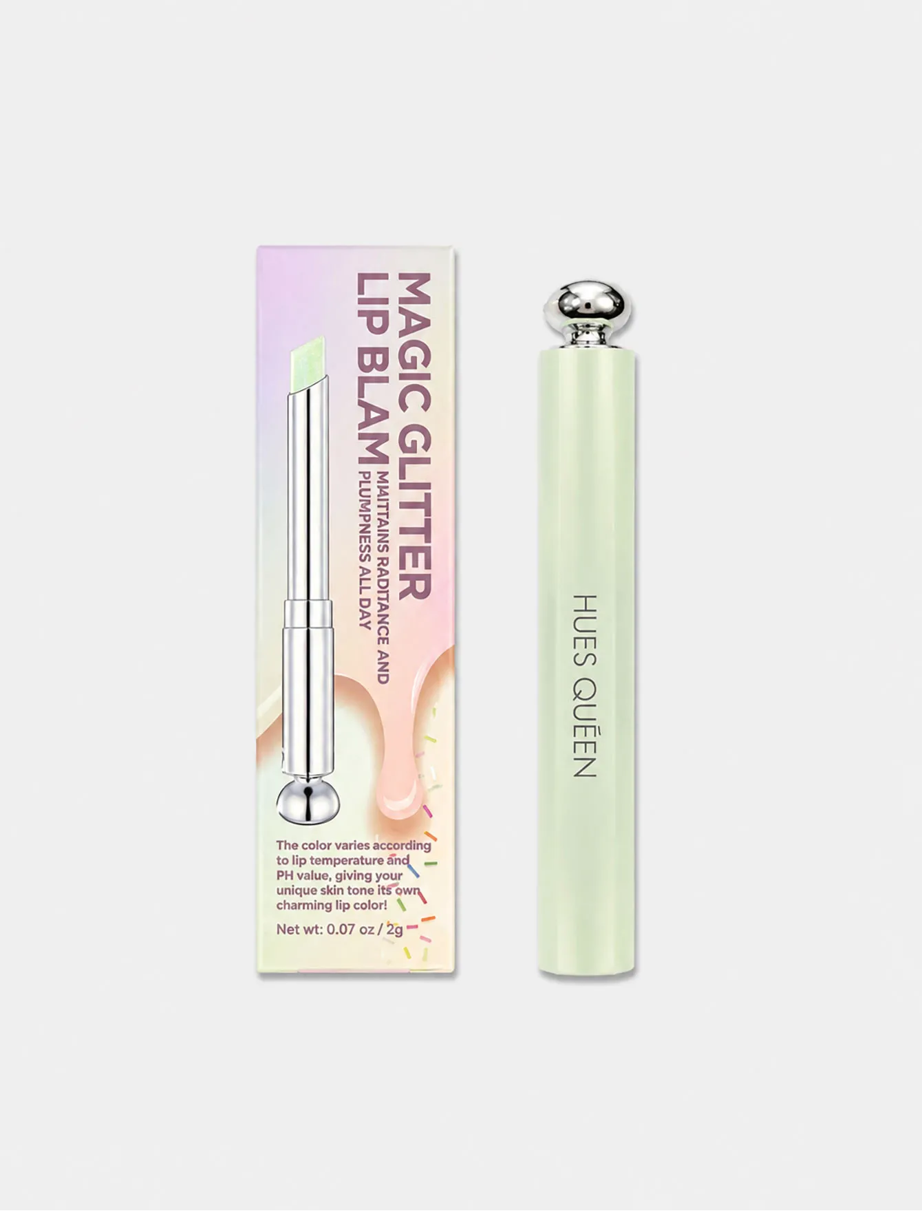 بالم لب کریستالی LIPBALM GLITTER با جلوه طبیعی