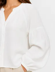 شومیز آستین رگلان سفید