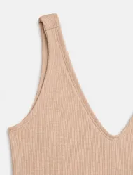 تاپ کلوش زنانه رنگ نسکافه ای