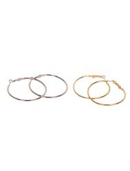 گوشواره زنانه حلقه‌ای تیتانیوم