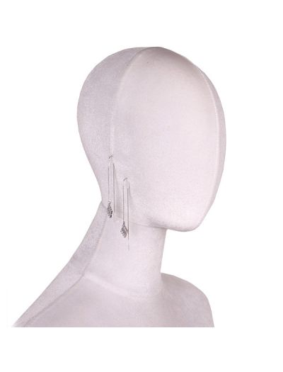 گوشواره زنانه آویزی طرح الماس 526