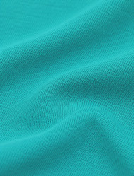 تاپ بلند زنانه رکابی رنگ سبز آبی با یقه چهارگوش